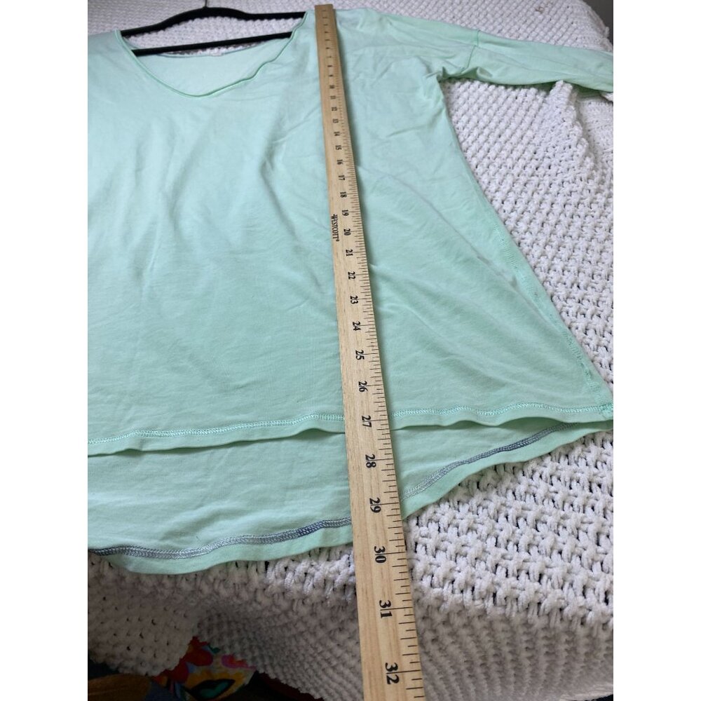 SOLDD💕Lululemon V-neck Long Sleeve jersey Top women size XL Light Green - Picture 6 of 15